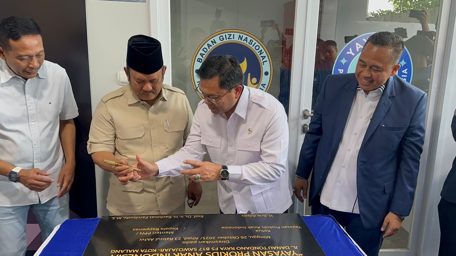 Wakil Kepala Badan Gizi Nasional Kaur (BGN Kaur) meninjau Satuan Pelayanan Pemenuhan Gizi (SPPG) Yayasan Prokids Anak Indonesia 